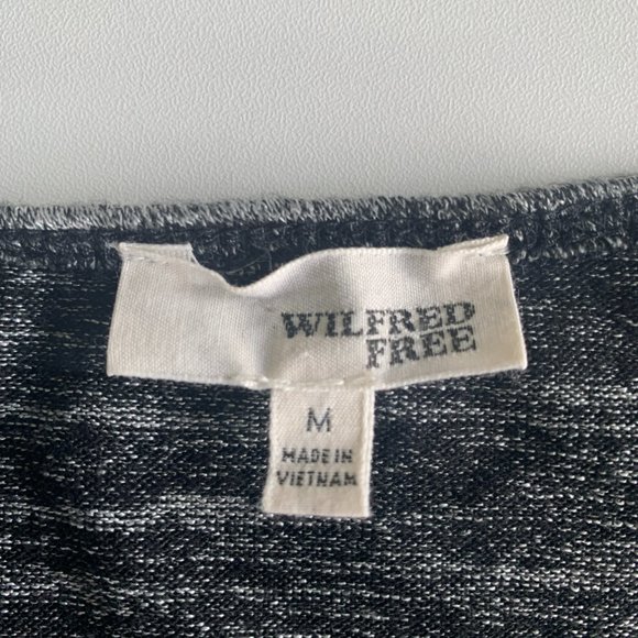 Aritzia Wilfred Free Bodysuit Medium Grey Short Sleeve Jumpsuits - Picture 13 of 14